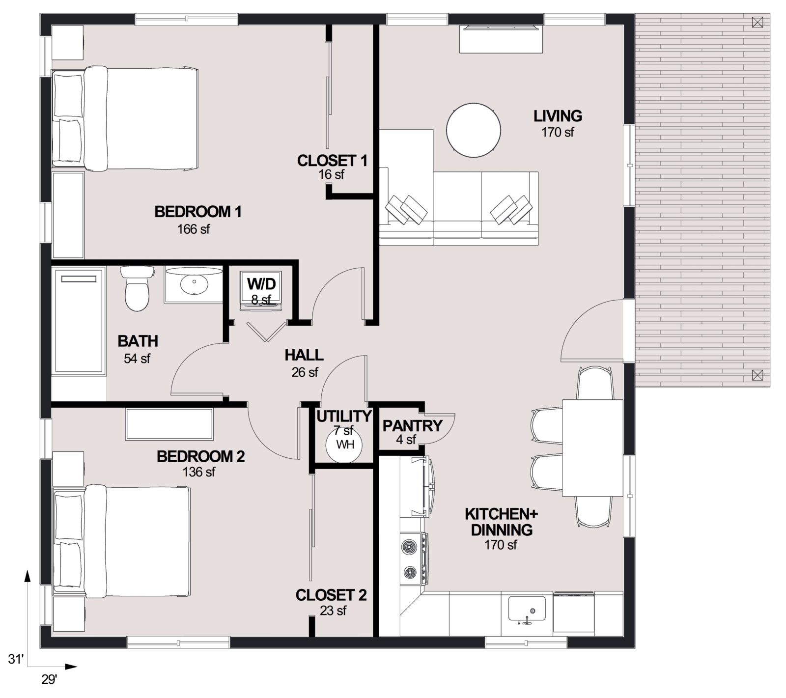 RedwoodFloor Plan